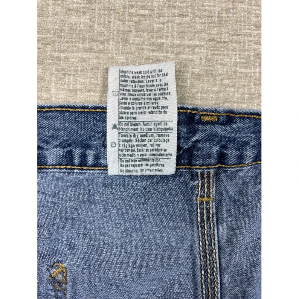 Carhartt B13-DPS Original Dungaree Fit Blue Denim Work Jeans Mens 40x34